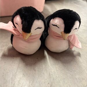 Old Navy Black and White Penguin Slippers
